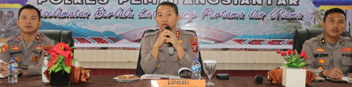Polres P.Siantar Gelar Latpraops Keselamatan Toba 2023