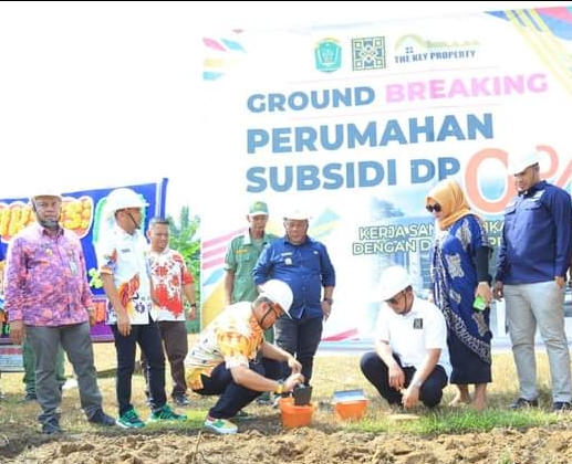 Bupati Ground Breaking Rumah DP Nol Persen