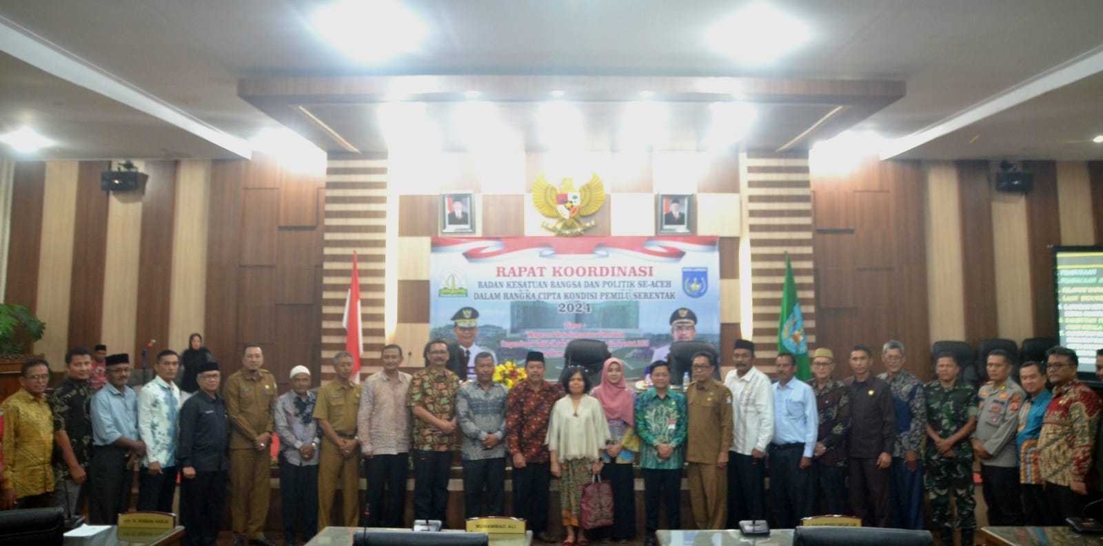Rakor Kesbangpol Se-Aceh Cipta Kondisi Pemilu Serentak 2024