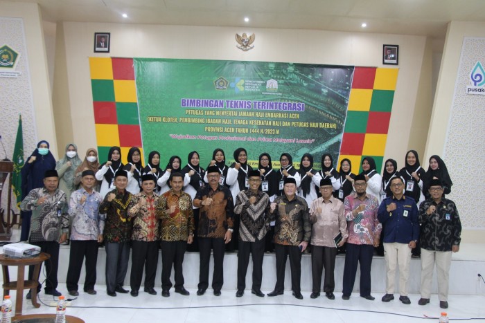 Kemenag Aceh Gelar Bimtek Terintegrasi Bagi Petugas Haji 2023