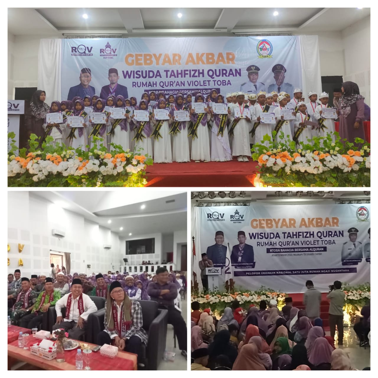 RQV Wisuda 75 Siswa Tahfiz Quran Se-Kabupaten Toba