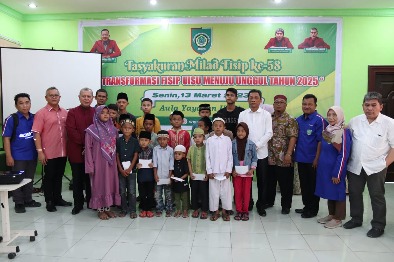 FISIP UISU Gelar Tasyakuran Milad Ke-58