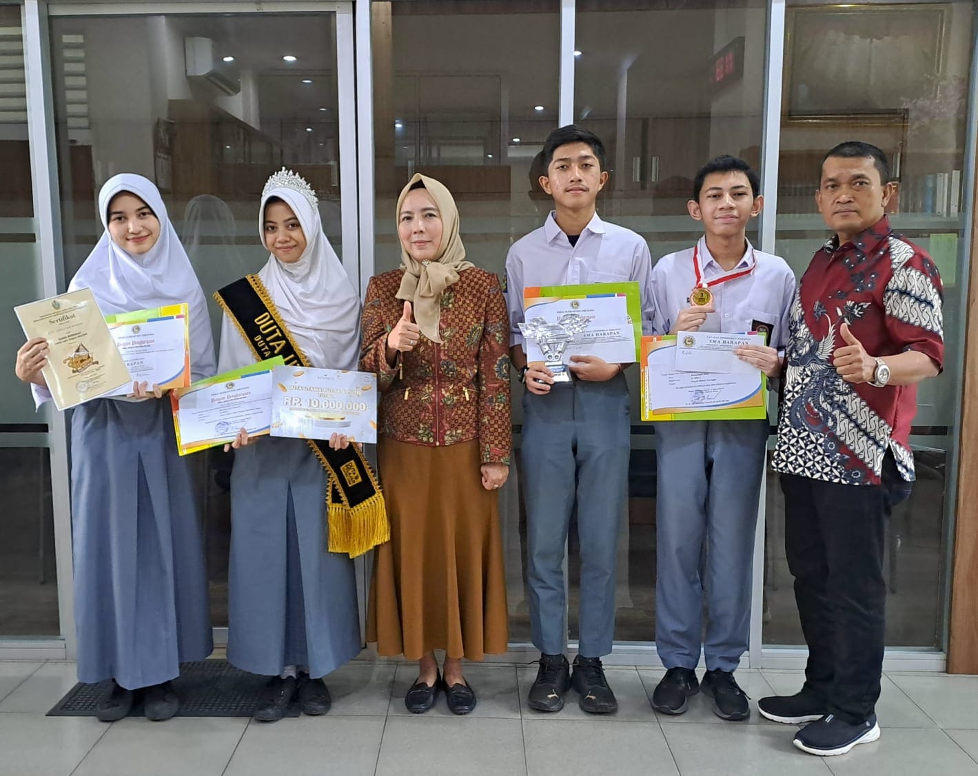Lagi, Siswa SMA Harapan Raih Sejumlah Prestasi