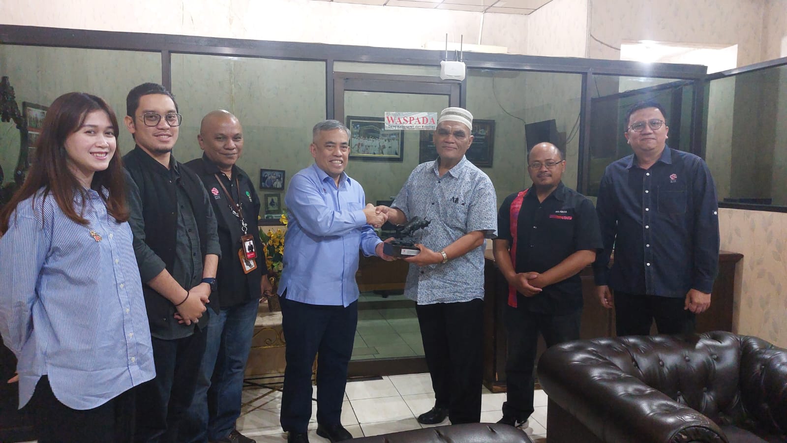 Bursa Efek Indonesia Silaturahmi Ke Harian Waspada