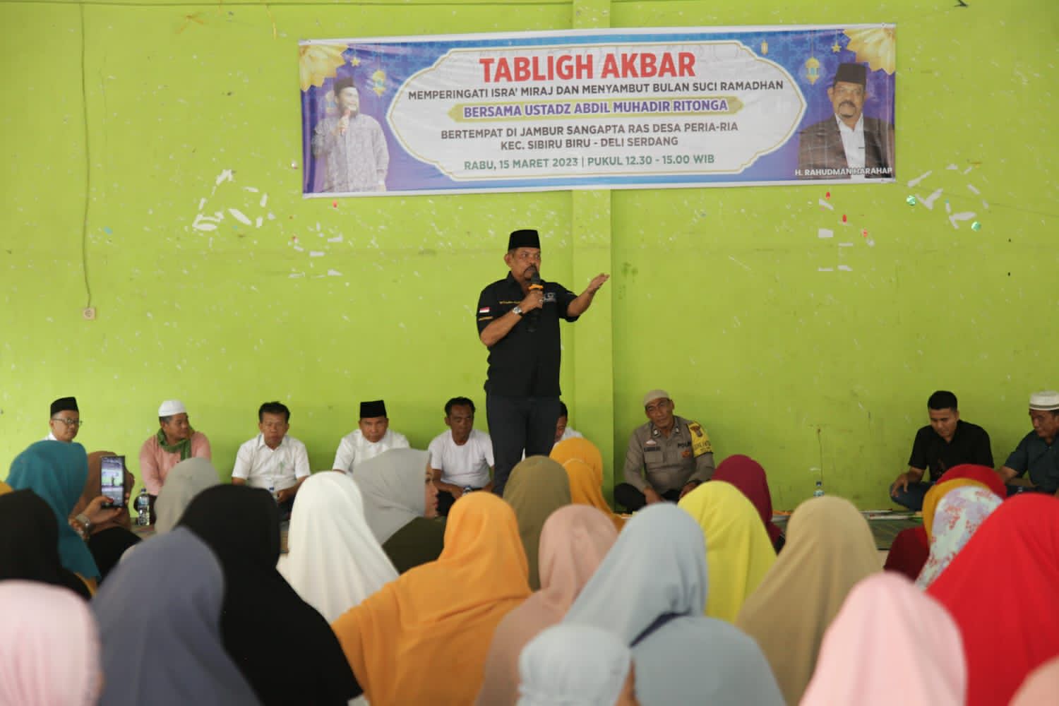 Rahudman Gelar Silaturahmi Dan Tabliq Akbar Dengan Masyarakat Sibiru-Biru