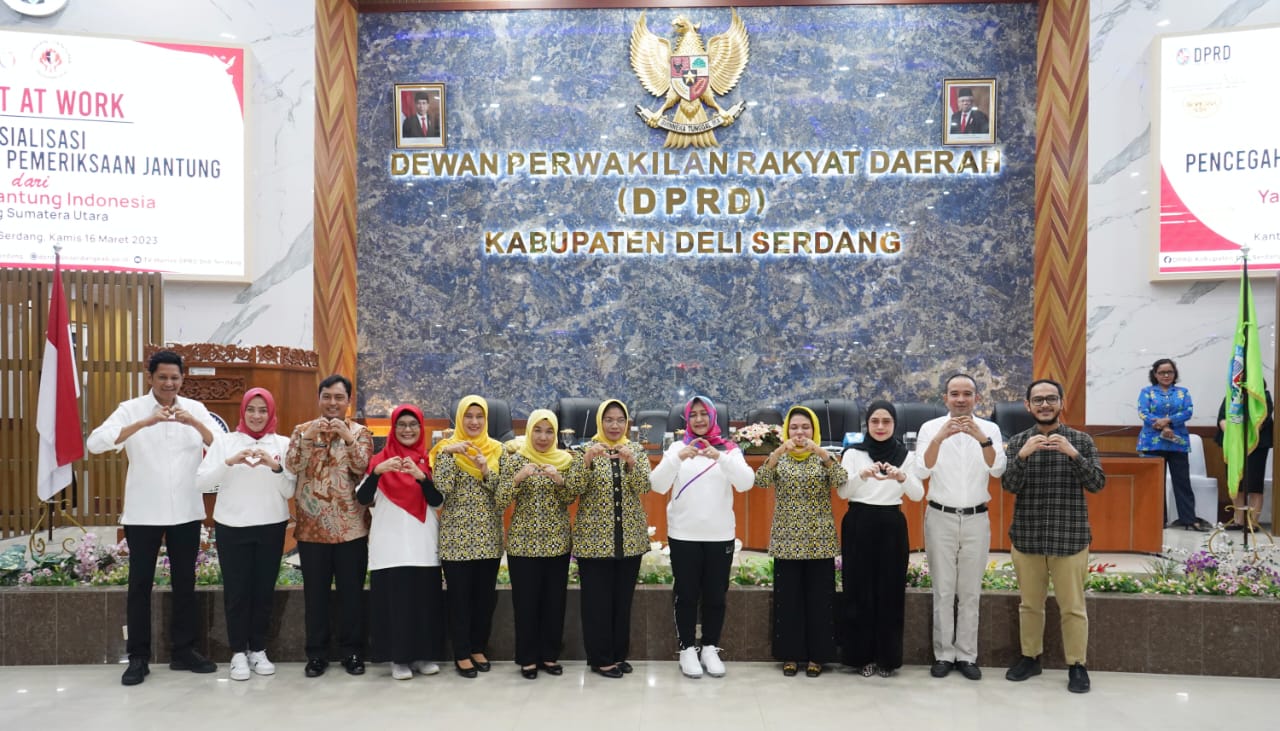 DPRD DS Bersama Yayasan Jantung Indonesia Gelar Heart At Work