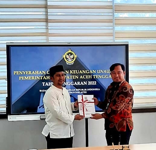 LKPD Anaudited Agara 2022 Diserahkan Ke BPK RI