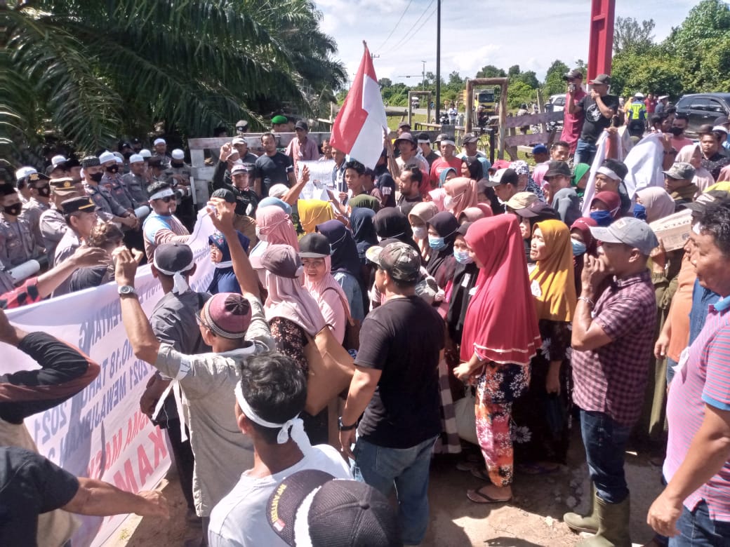 PT RPR Tak Serahkan Plasma, Warga Singkuang I 'Naik Darah'