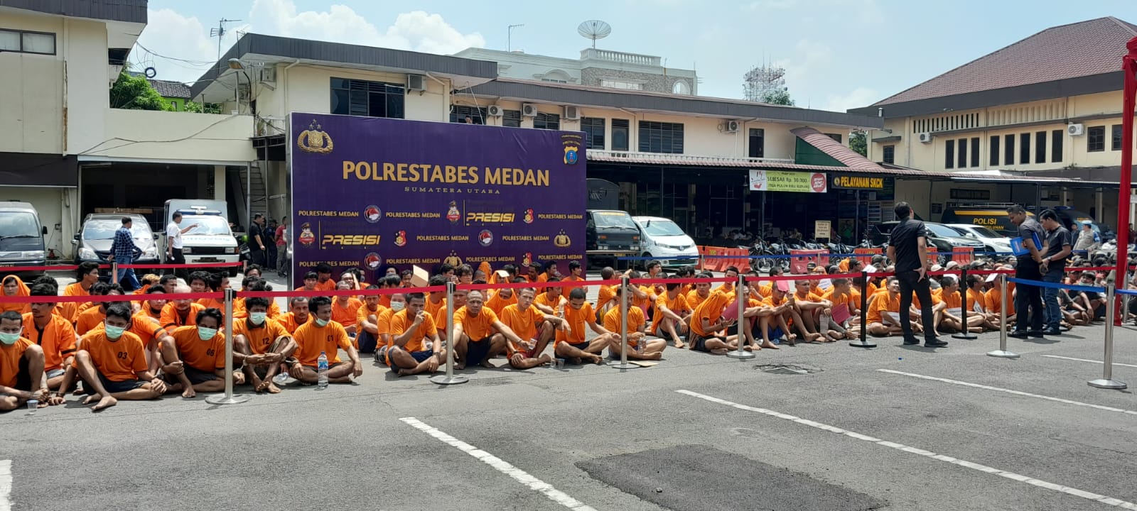 Januari-Maret, Polisi Ringkus 367 Bandit Jalanan Di Medan