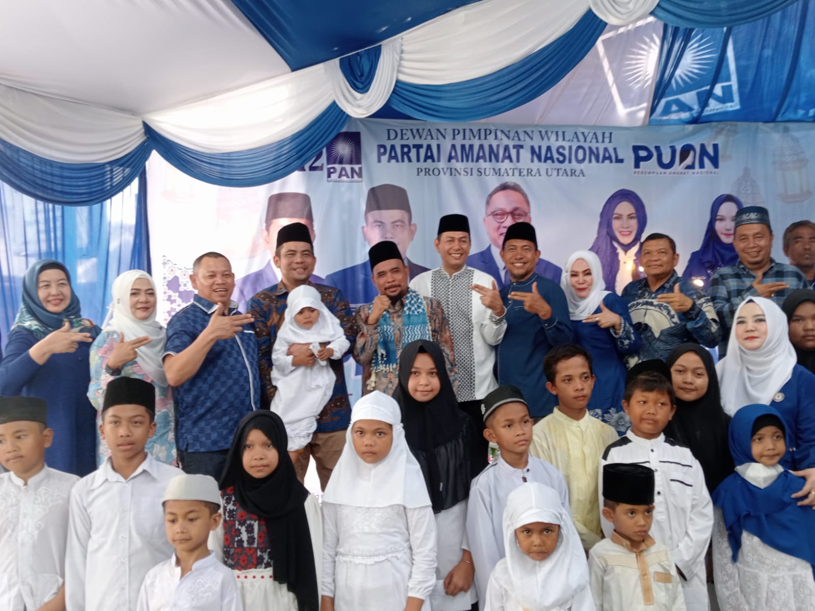 Sambut Ramadan, PAN Sumut Santuni Anak Yatim dan Launching Pengajian Amanat