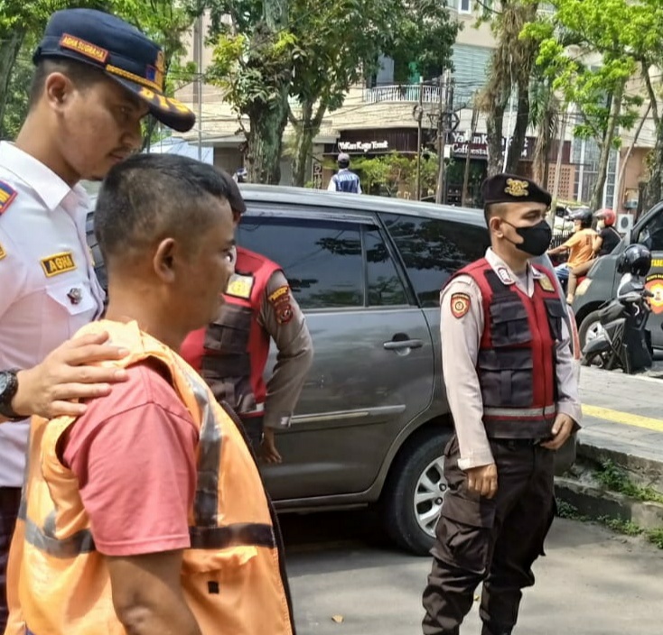 2 Jukir Tanpa Alat e-Parking Diamankan
