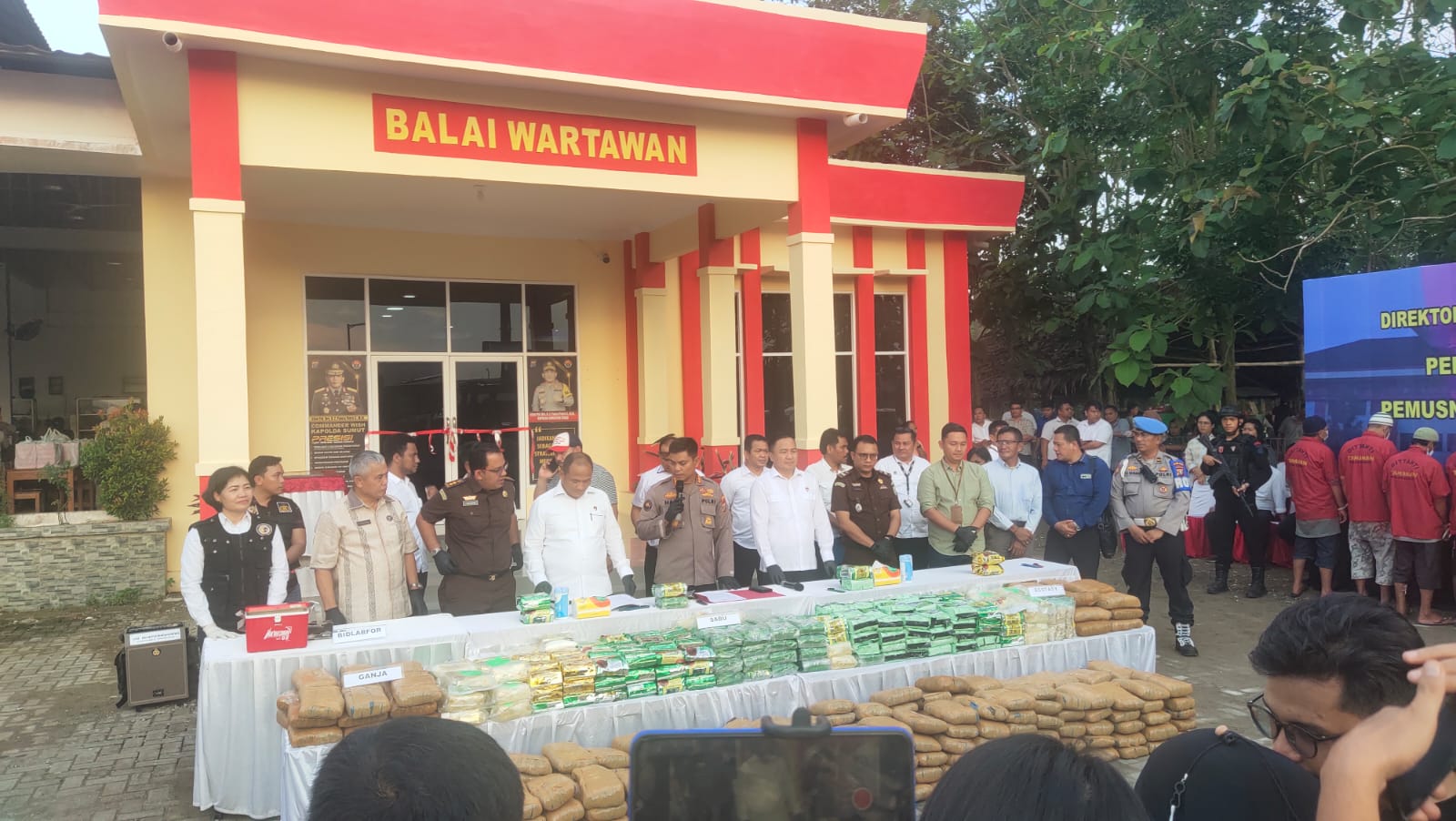 Poldasu Ungkap 13 Kasus Narkoba
