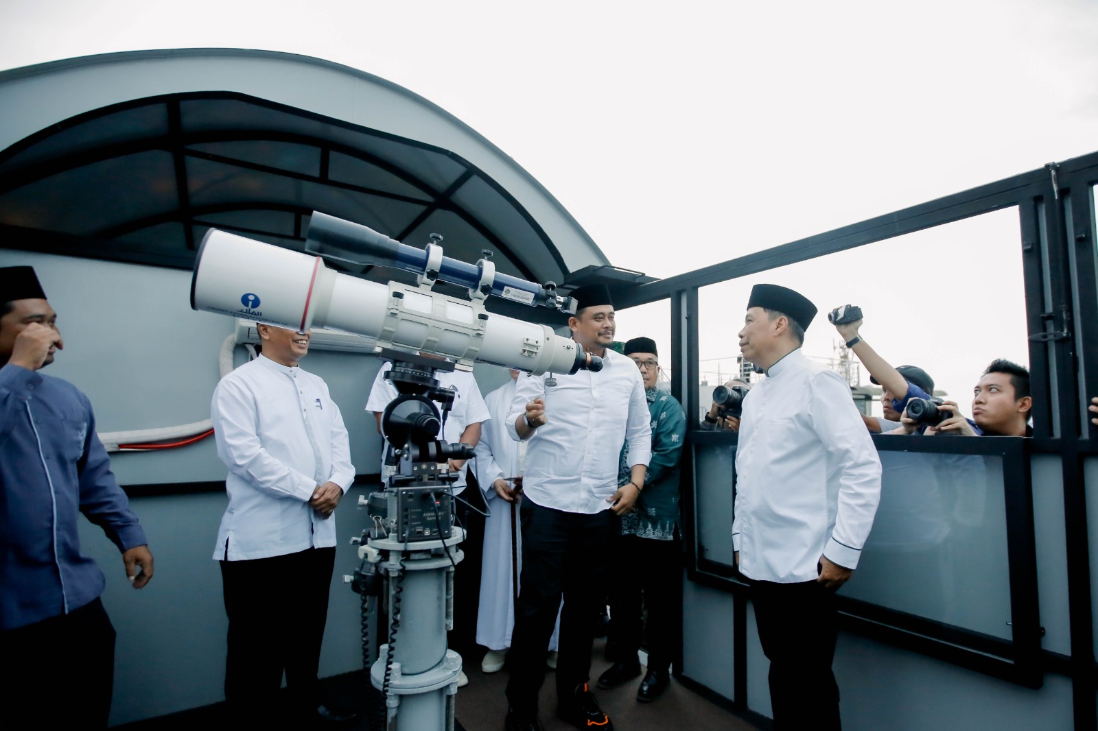 Wali Kota Medan Bersama Rektor UMSU Pantau Hilal Awal Ramadhan 1444 H