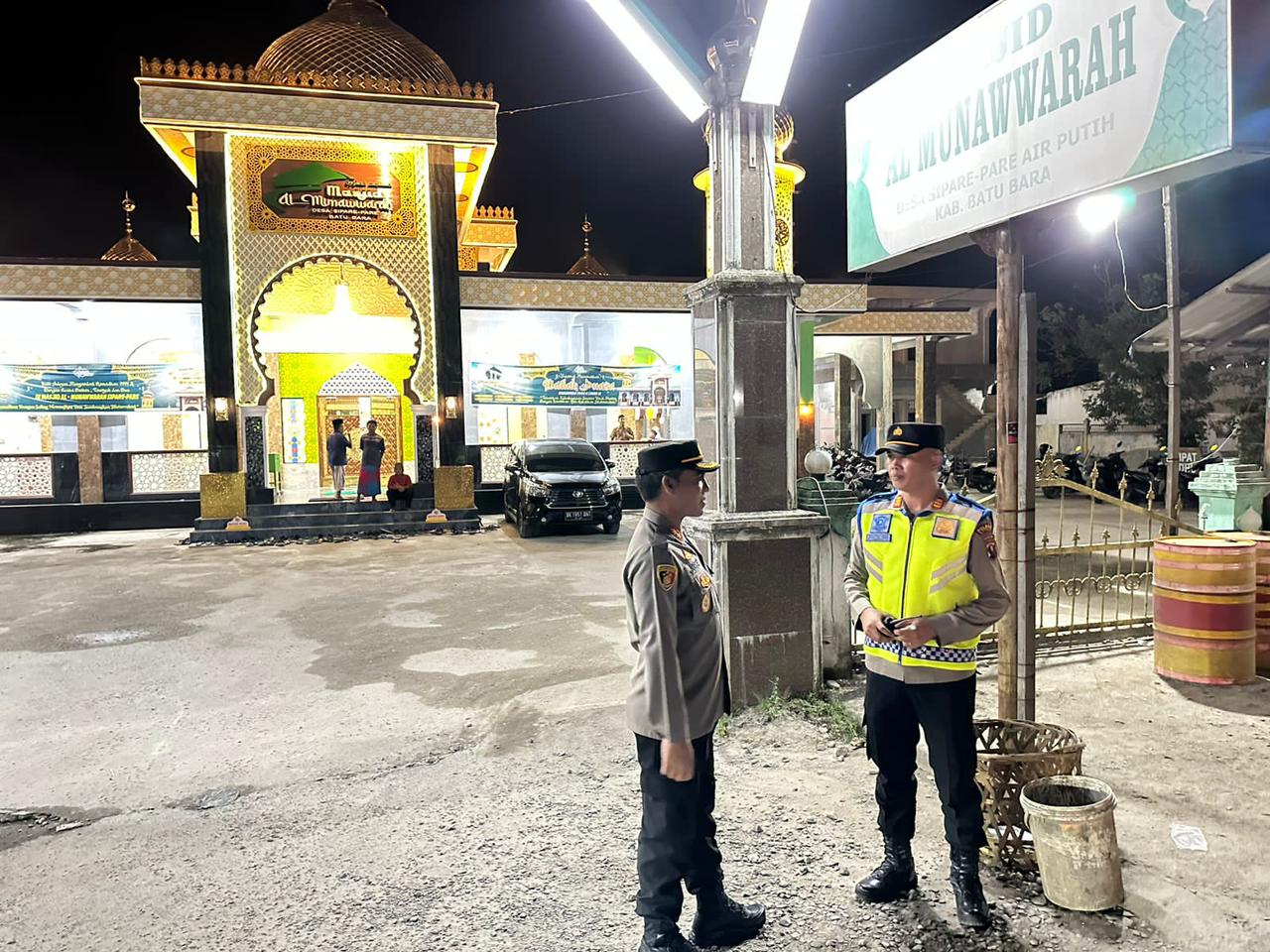 Kapolres Batubara Pantau Jalannya Pelaksanaan Salat Tarawih