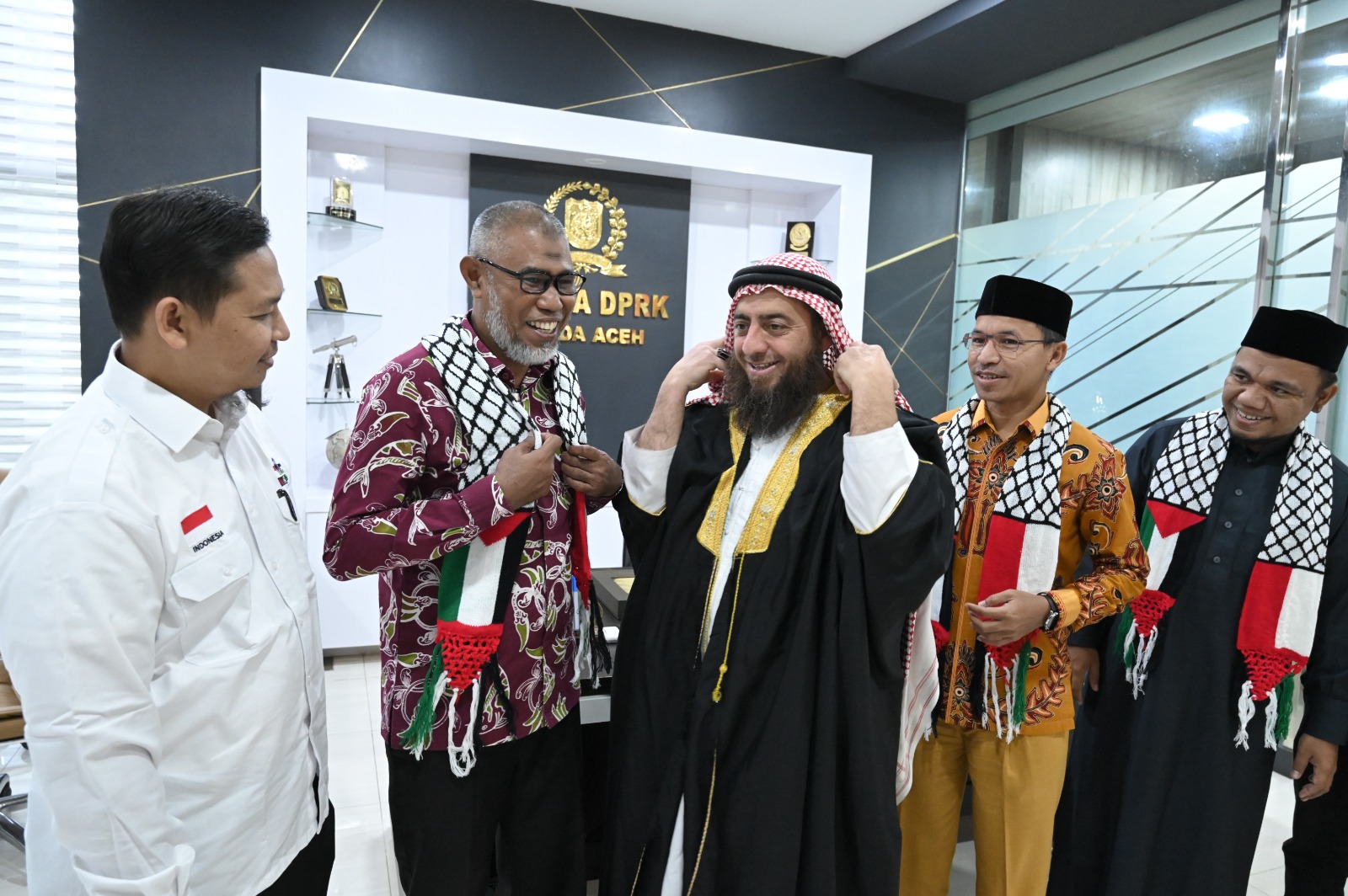 Ketua DPRK Banda Aceh Terima Kunjungan Ulama Palestina