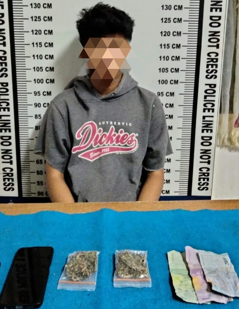 Polisi Amankan Remaja Beserta 11,4 Gram Ganja