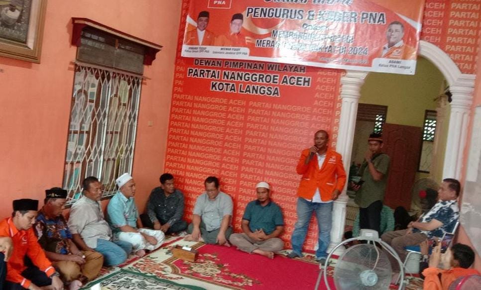 Irwandi Yusuf Sambangi DPW PNA Langsa