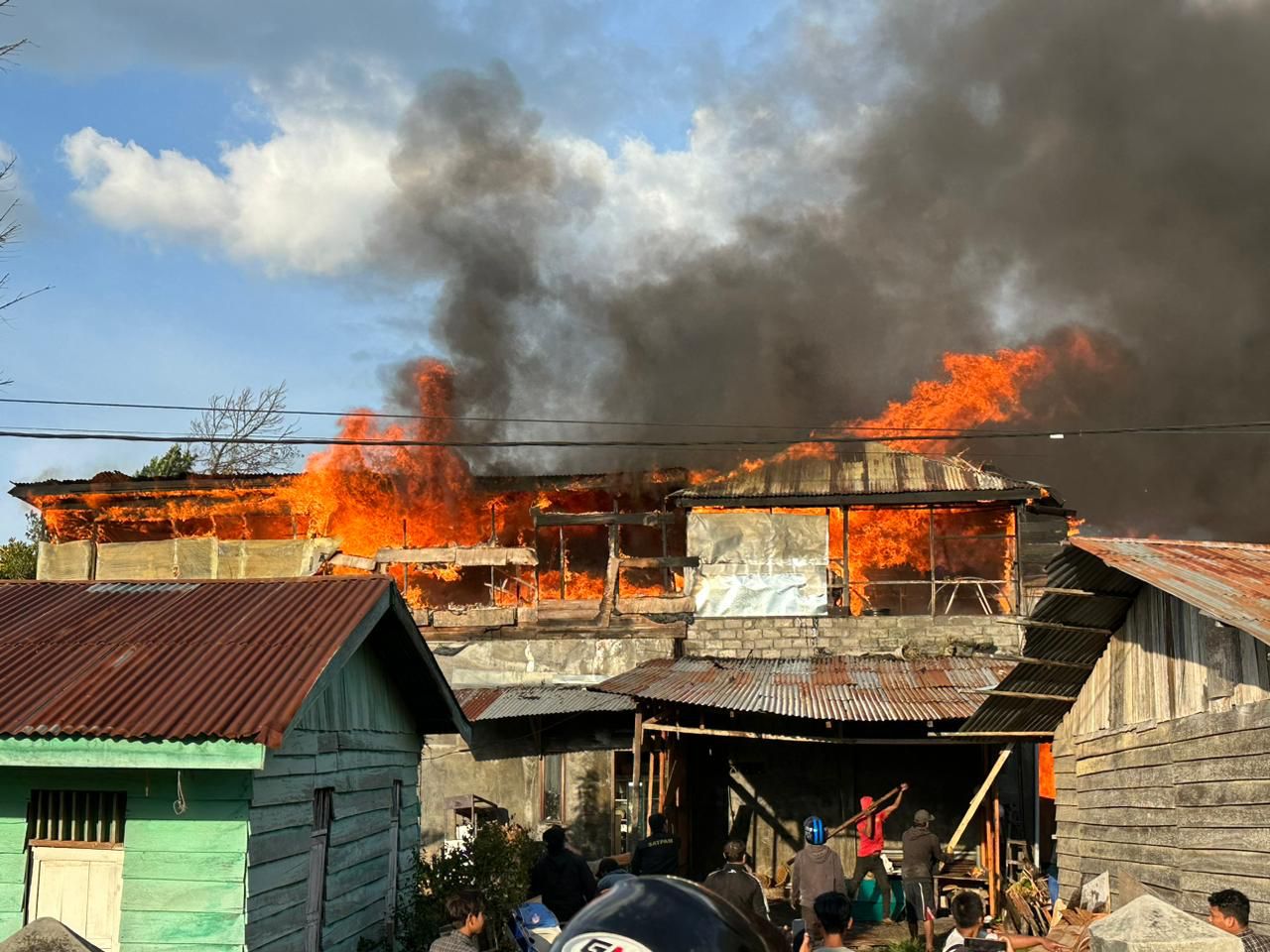 19 Rumah Hangus Terbakar 6 Terimbas Di Aceh Tengah