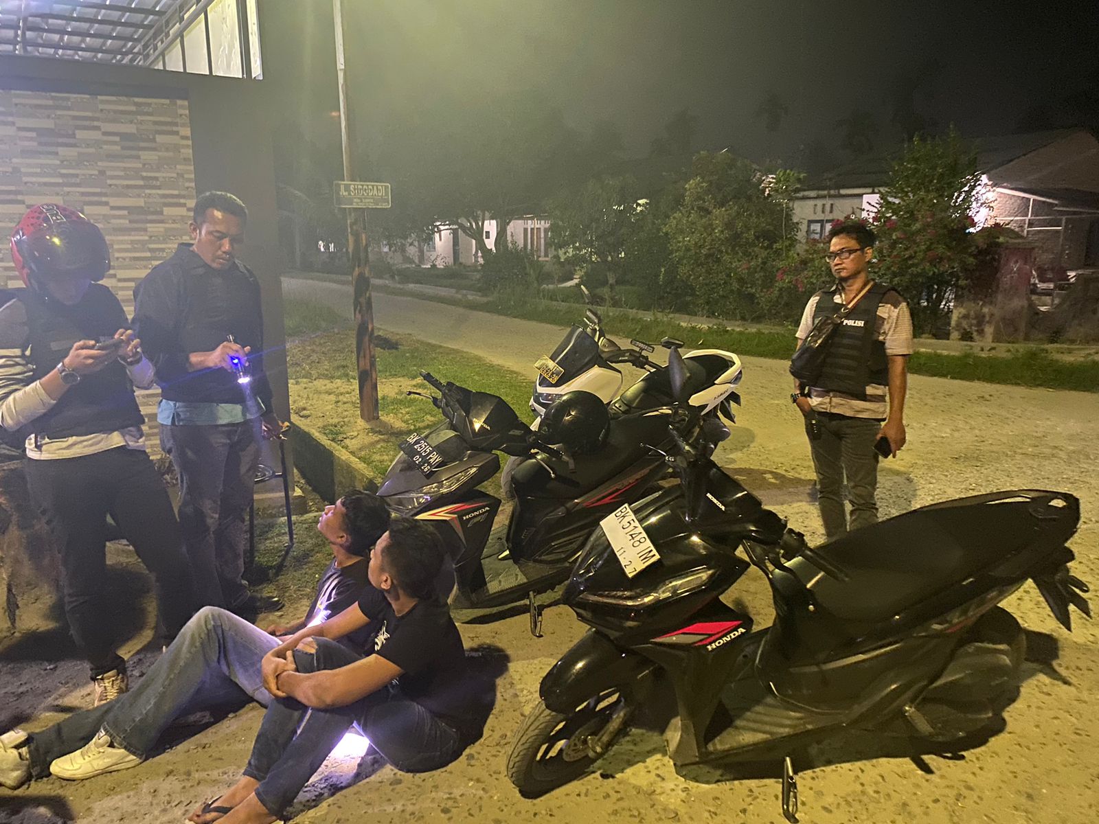 Patroli Antisipasi Tawuran Dan Geng Motor, Polsek Percut Sita 4 Anak Panah Beracun