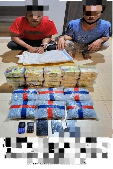 Poldasu Tangkap Pemilik 20 Kg SS Dan 30 Ribu Pil Ekstasi Di Riau
