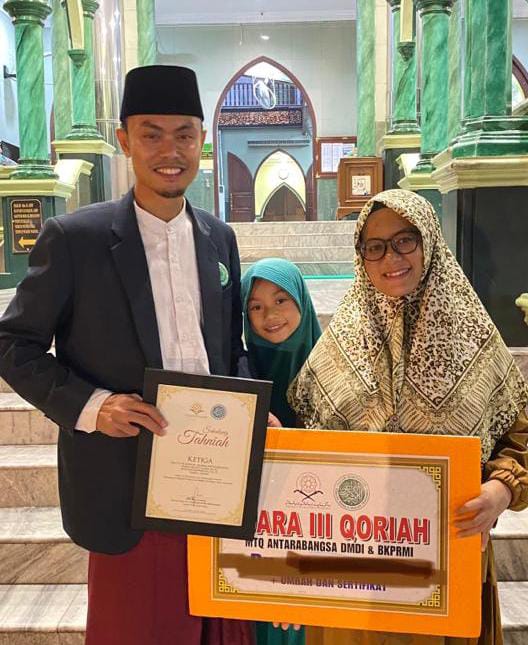 Nurjannah Raih Juara III MTQ Antar Bangsa DMDI