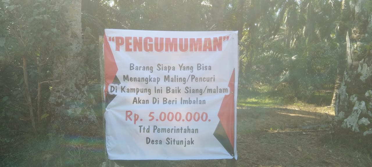 Di Situnjak, Tangkap Maling Hadiah Rp5 Juta