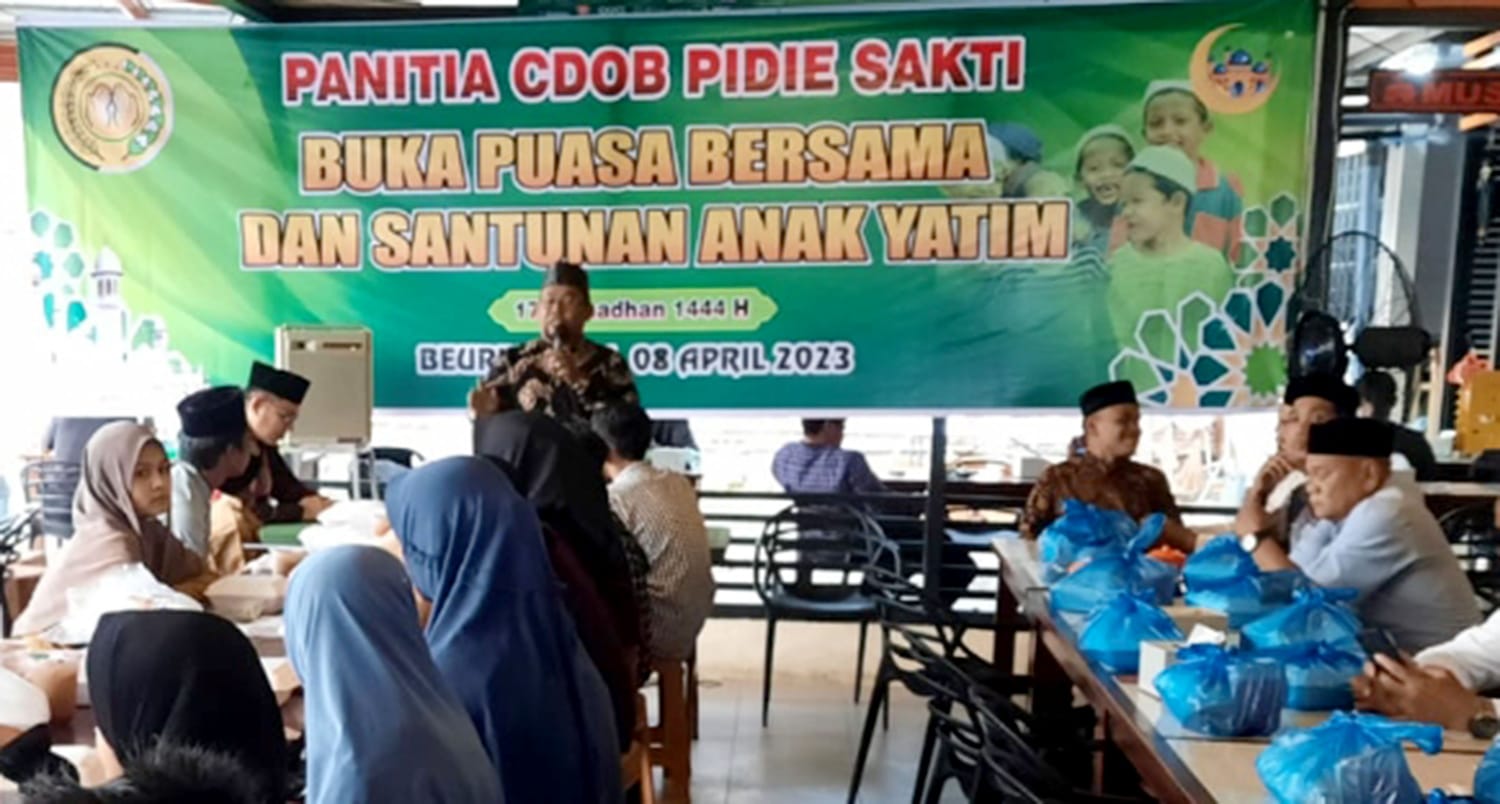 Panitia Pemekaran Kabupaten Pidie Sakti Bukber Dan Santuni Anak Yatim