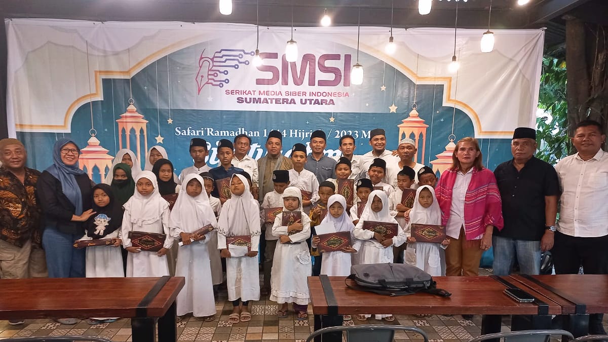SMSI Sumut Bukber Dan Santuni Anak Yatim Piatu