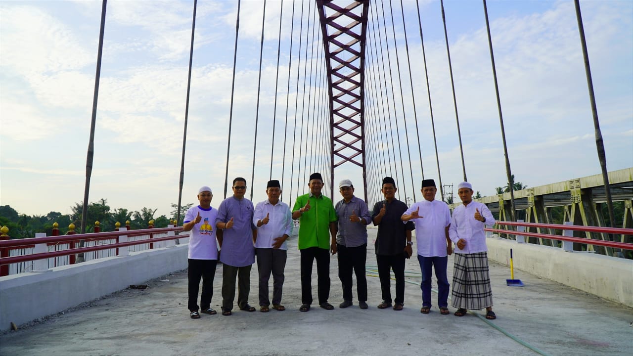 H-7 Lebaran Jembatan Wampu Dioperasikan