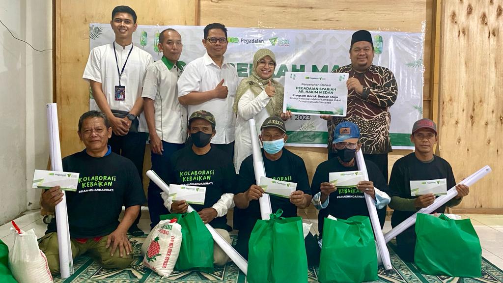 Peduli Pengemudi Becak, Pegadaian Syariah Ar Hakim dan DD Waspada Gelar Program BBM