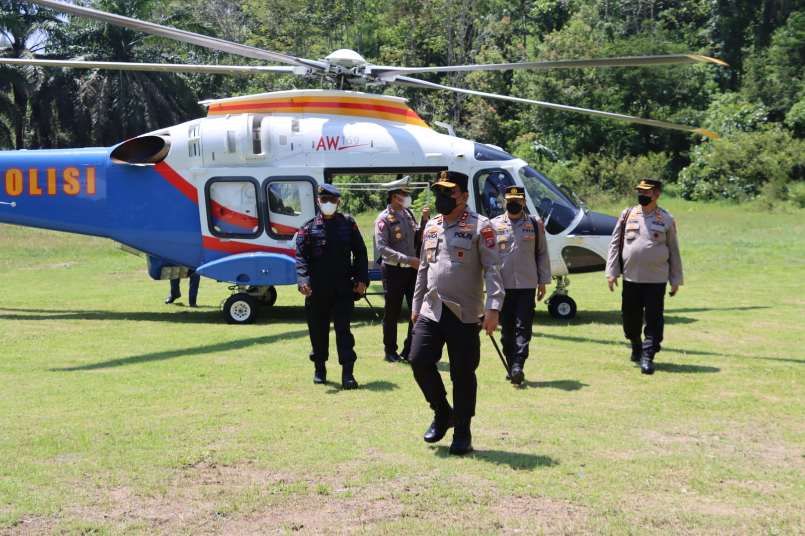 Kapolda Sumut Cek Situasi Lalin Perbatasan Sumut-Sumbar