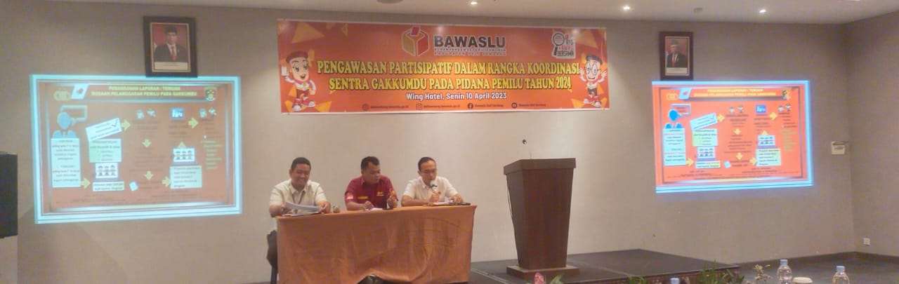 Samakan Persepsi Tindak Pidana Pemilu, Bawaslu DS Gelar Rapat