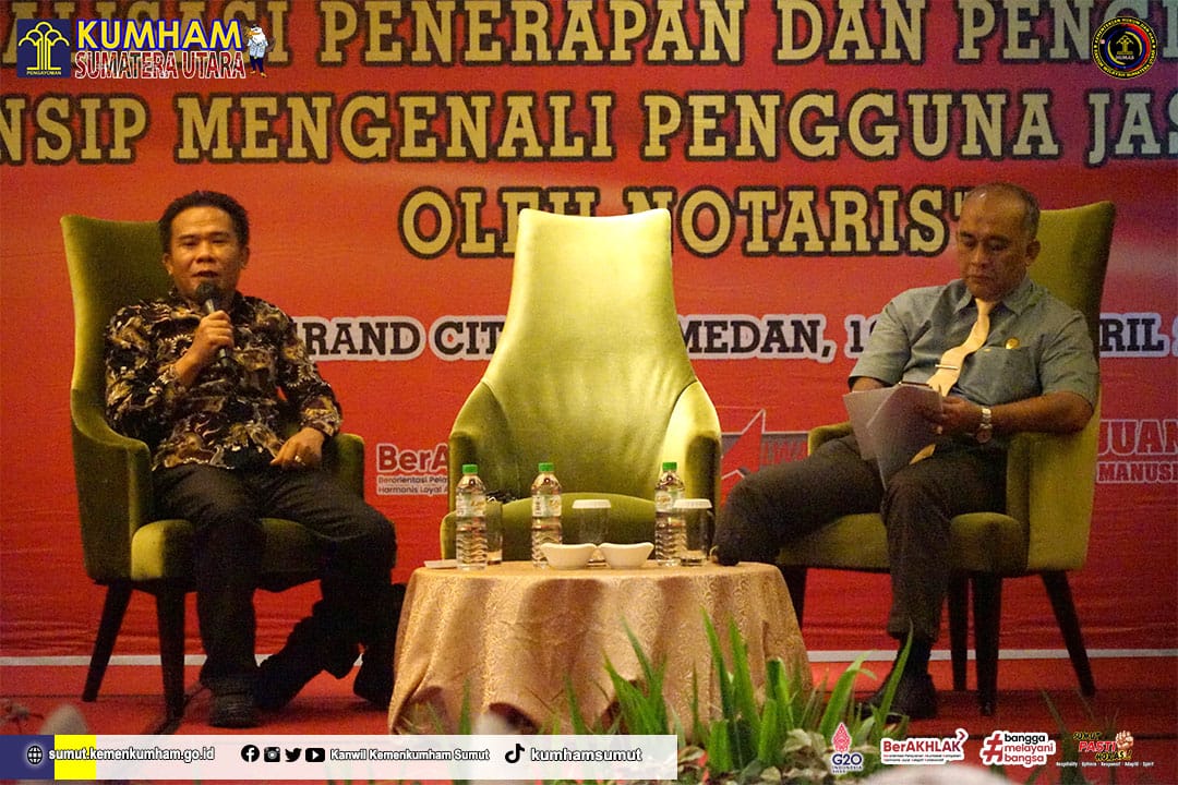 Kemenkumham Sumut Gelar Sosialisasi PMPJ Bagi Notaris