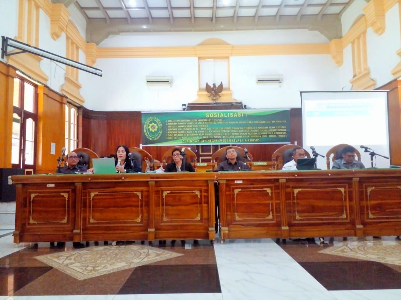 PN Medan Sosialisasikan Peraturan Lingkungan MA Dan Sistem Manajemen Anti penyuapan