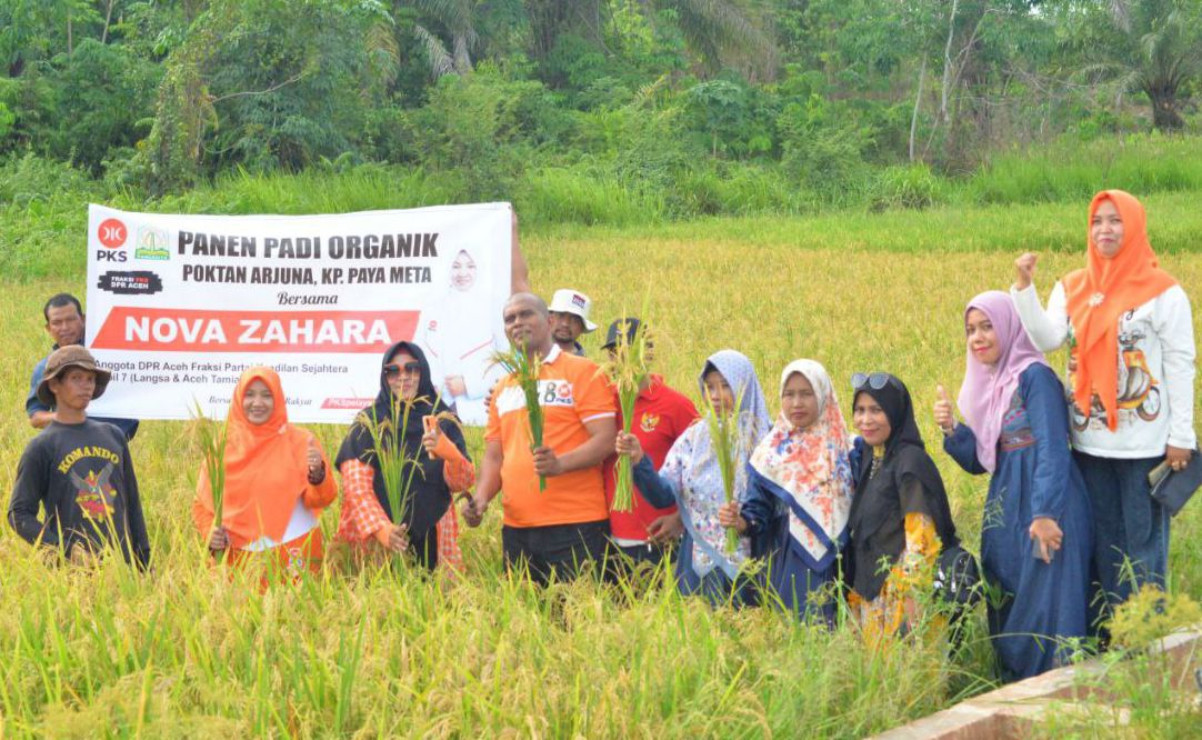 Nova Zahara Minta Pj Gubernur Dukung Pengembangan Padi Organik
