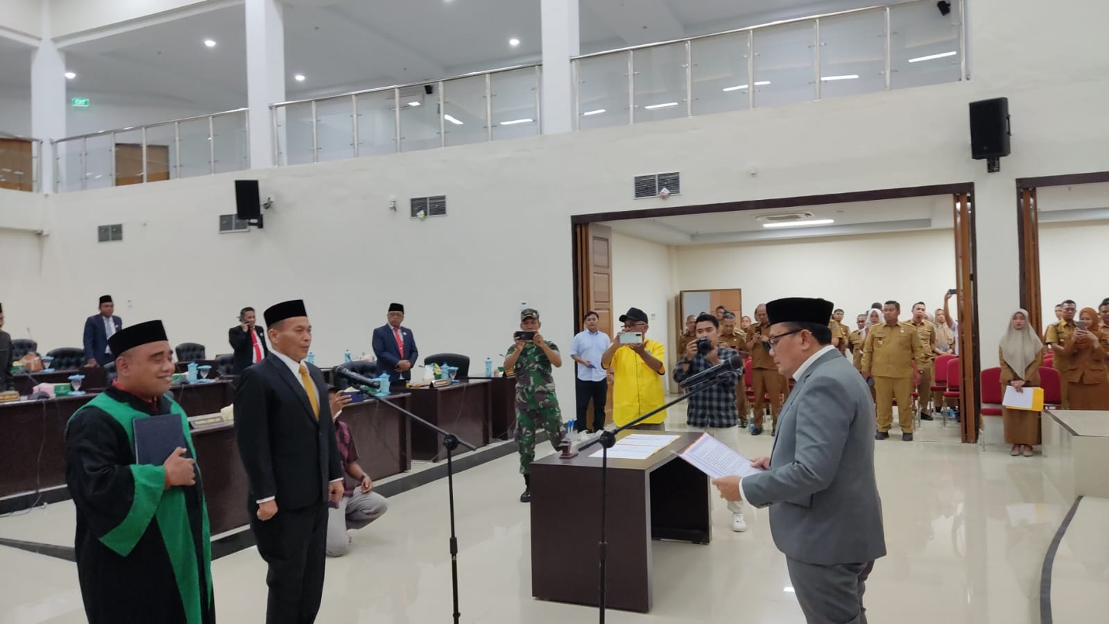 Faisal Umri Dilantik Sebagai Anggota DPRD Binjai