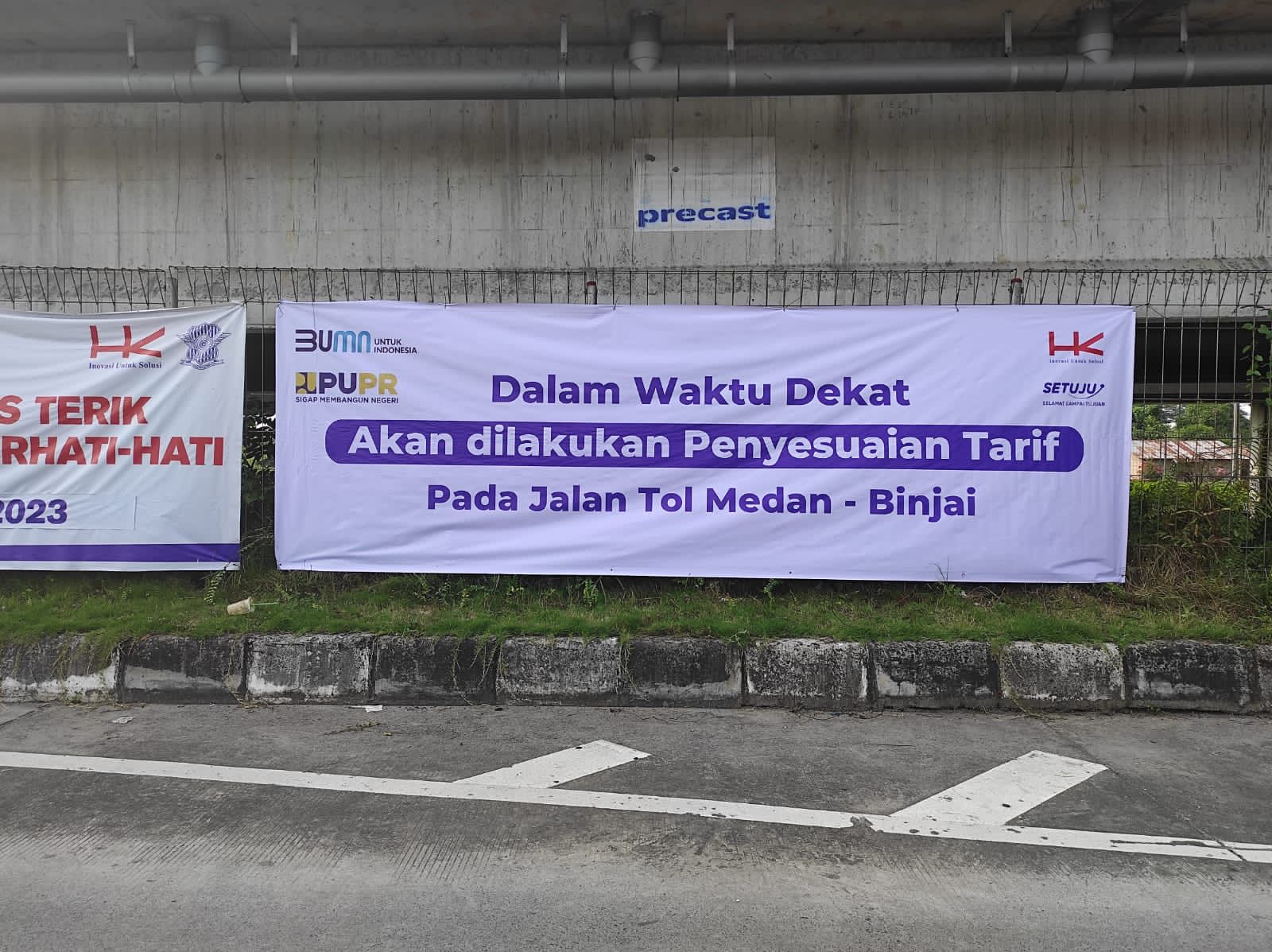 HK Segera Naikkan Tarif Tol Medan-Binjai