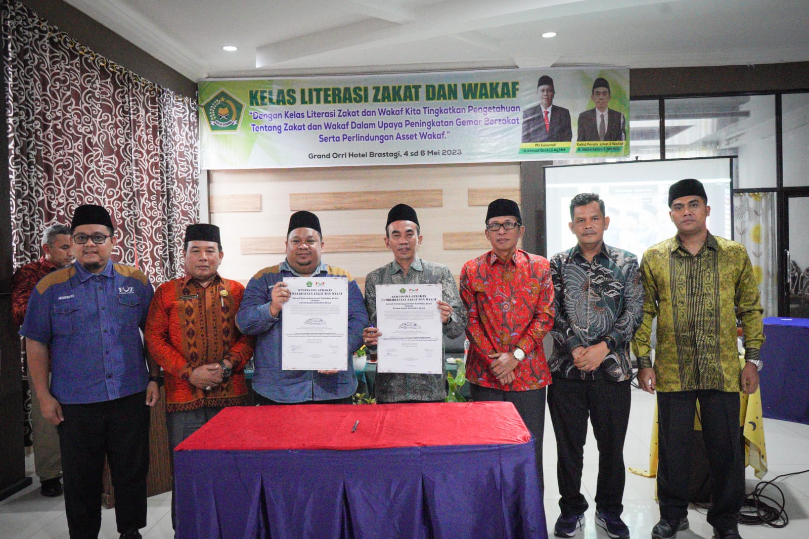 Forum Zakat Sumatera Utara dan Kanwil Kemenag Sumut Tandatangani MoU