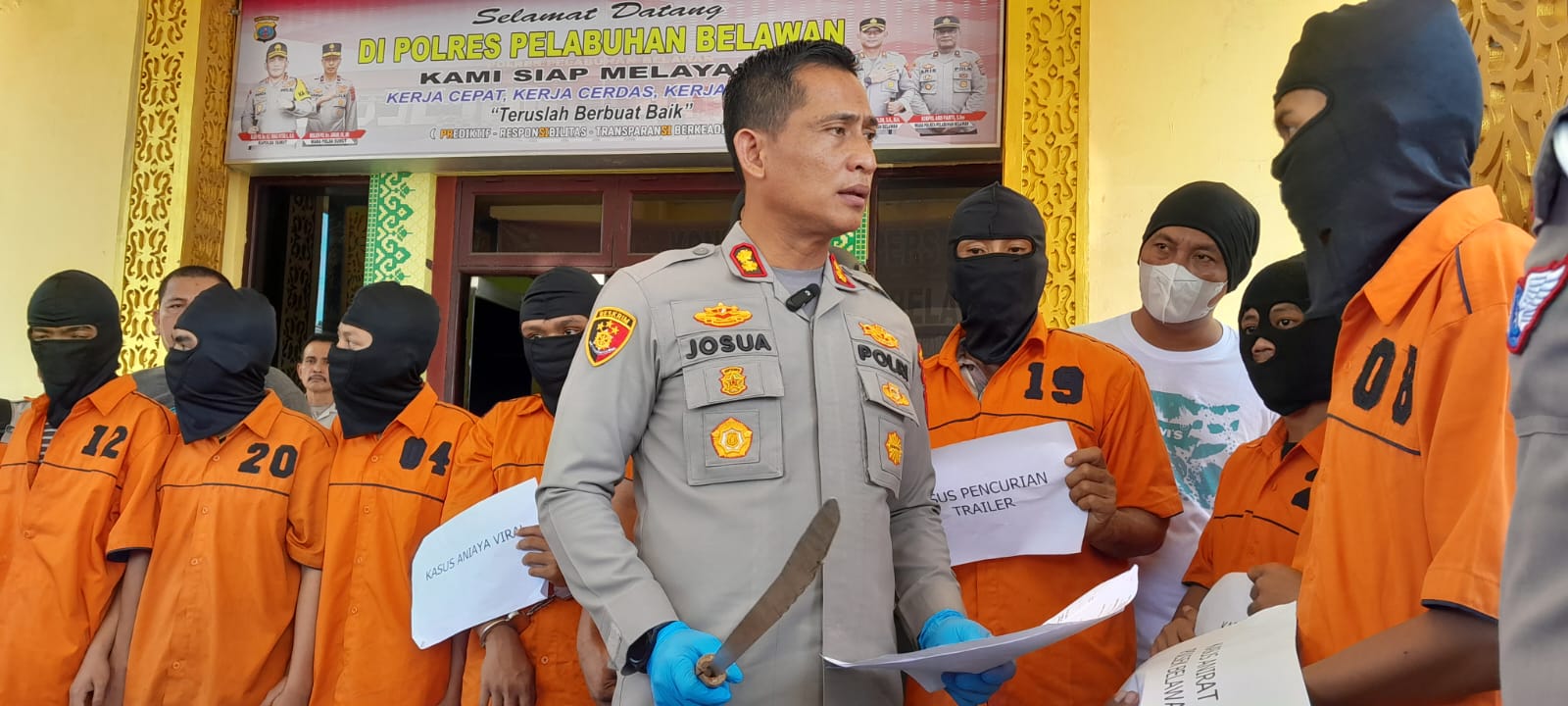 Polres Pelabuhan Belawan Ungkap Lima Kasus Viral Di Medsos