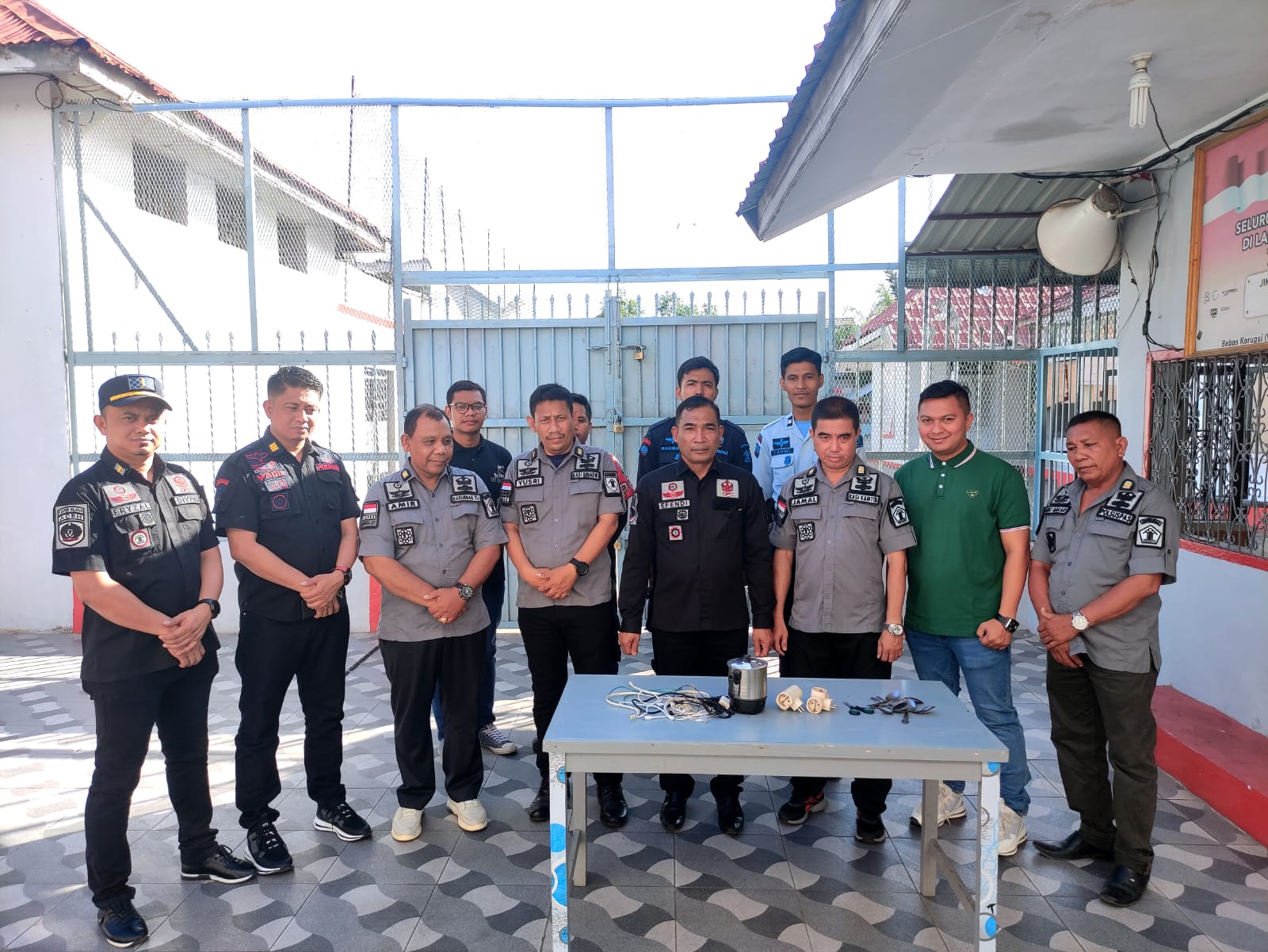 Lapas Lhokseumawe Lakukan Razia Untuk Deteksi Gangguan Kamtib