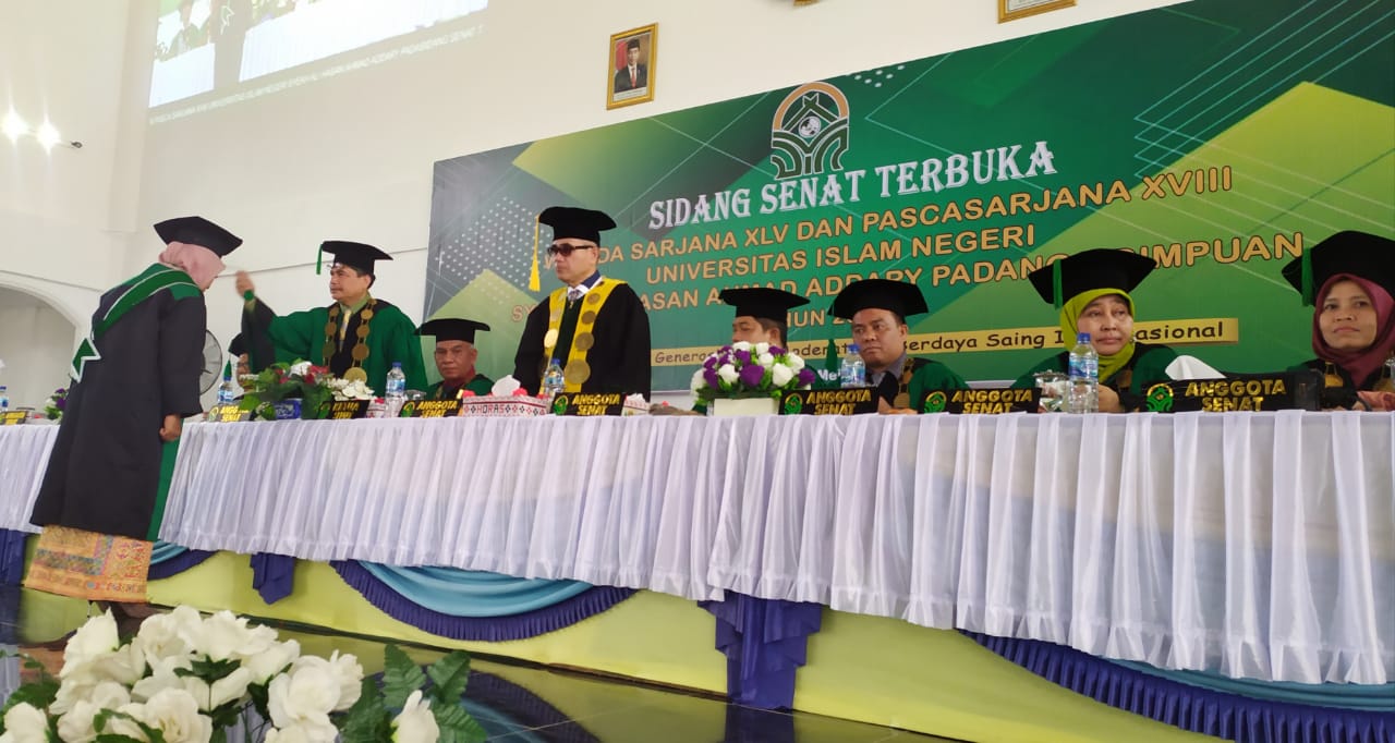 UIN Syahada Padangsidimpuan Gelar Wisuda Perdana 510 0rang