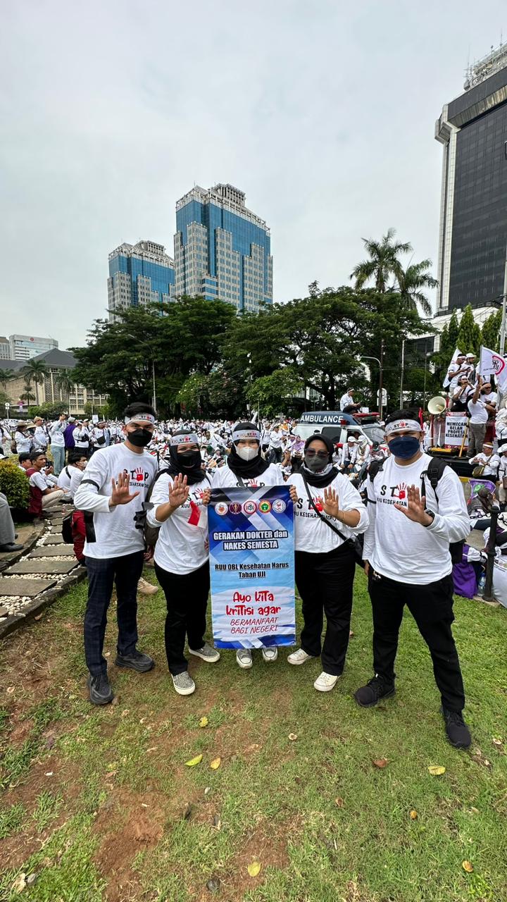 Pasca Aksi Tolak RUU Kesehatan Di Jakarta, IDI Medan Harapkan Pemerintah Dengarkan Pendapat 5 OP
