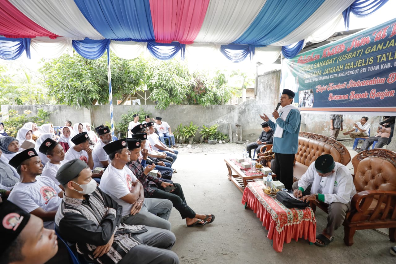 Usbat Ganjar Adakan Pelatihan Khutbah Jumat Di Deli Serdang