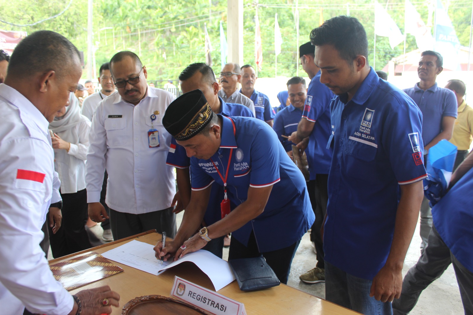 DPD PAN Aceh Selatan Pertama Daftarkan Bacaleg Ke KIP