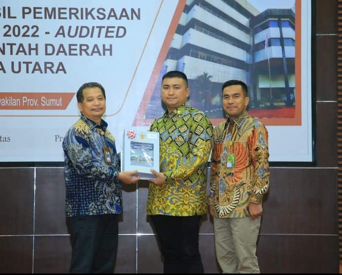 Pemkab Labura Raih WTP Ke-8 Dari BPK RI