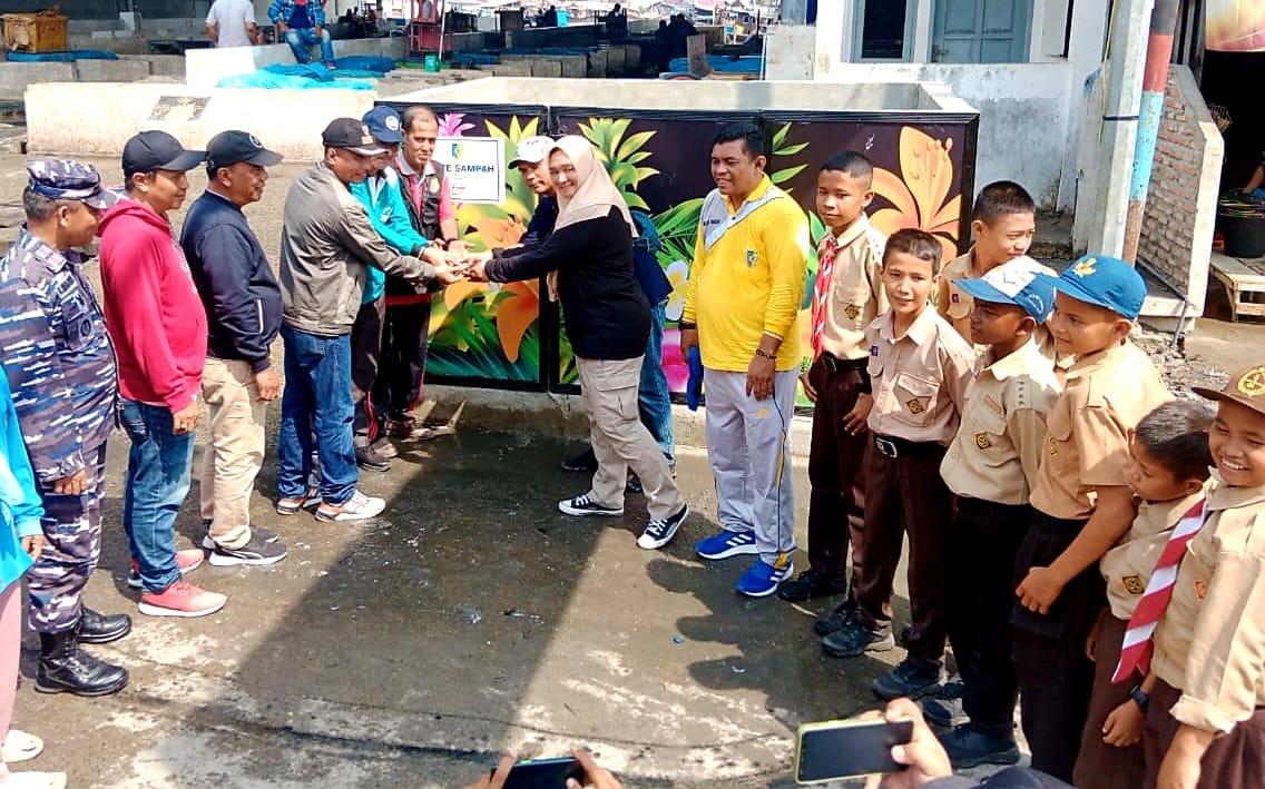 KSI Bersama Pemkab Batubara Resmikan Halte Sampah Cantik Di Tanjung Tiram