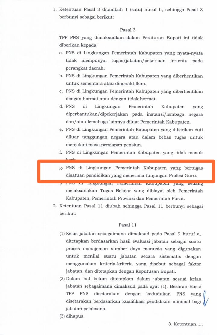 Guru Minta Pj. Bupati Simeulue Tinjau Ulang Perbup 24