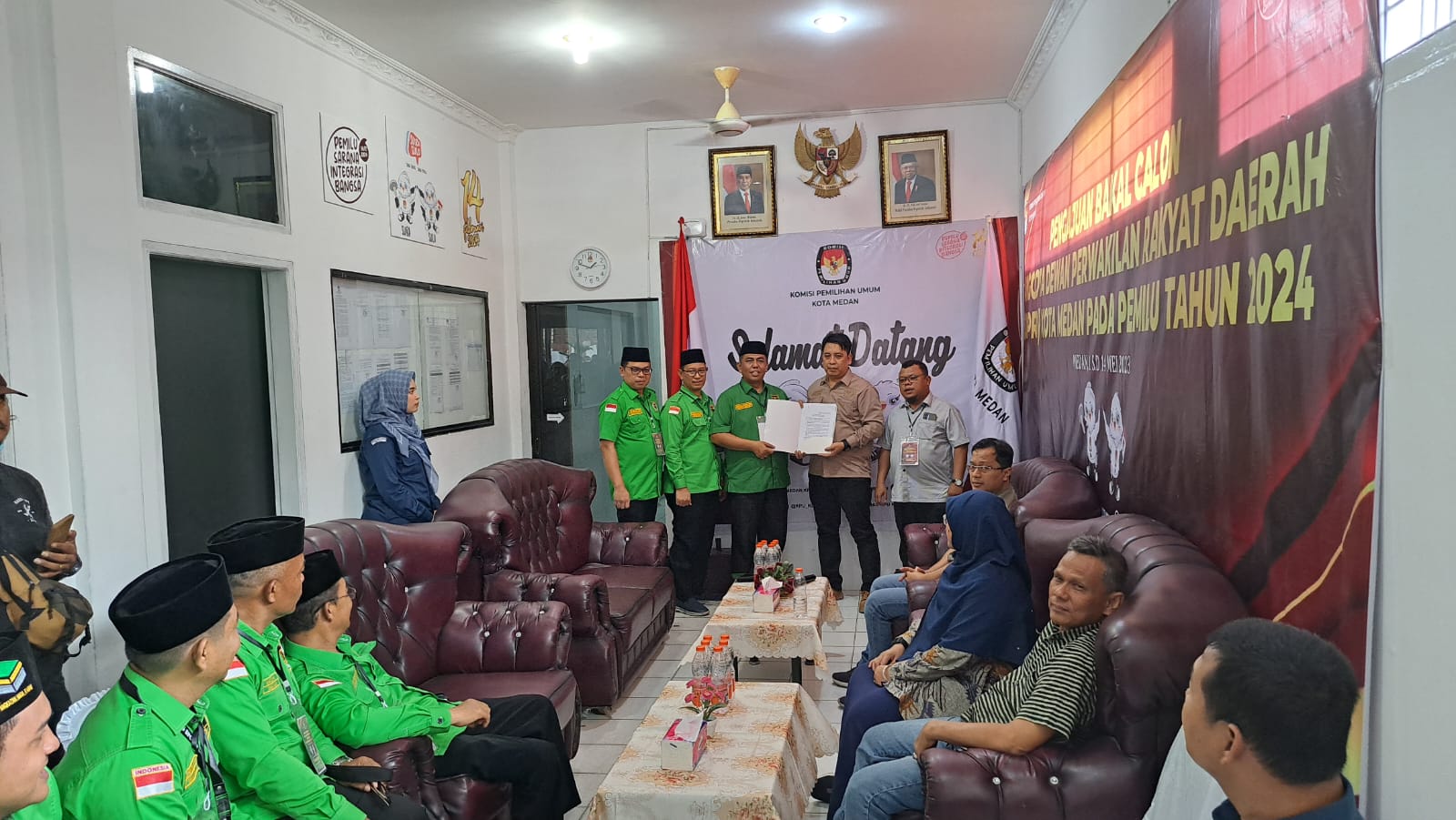 Daftar ke KPU Medan, Bacaleg PPP Medan Berasal Dari Berbagai Ormas Islam
