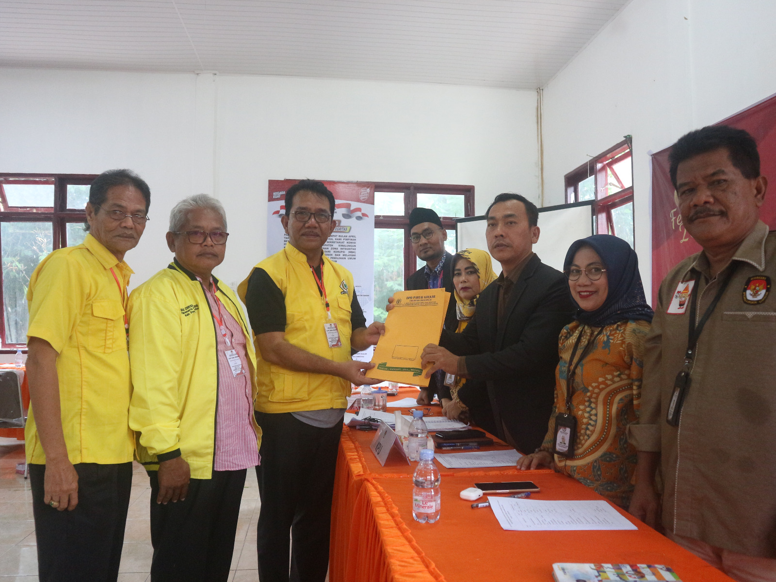 Hingga Pukul 17.30, Sudah 16 Partai Yang Mendaftar Di KPU Simalungun