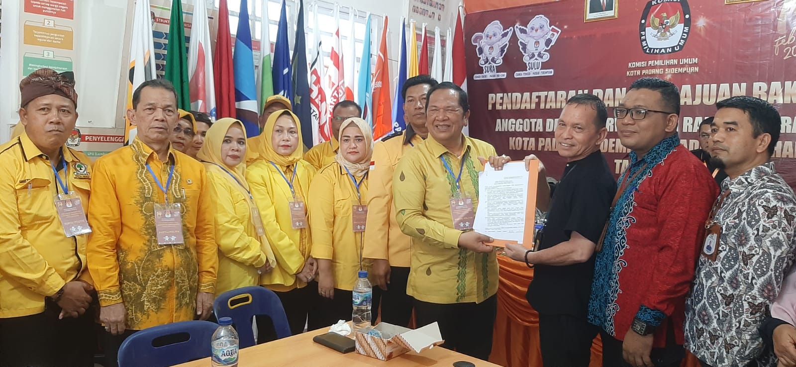 Golkar Sidempuan Daftarkan Bacaleg Ke KPU, Usung Konsep Karya Kekaryaan